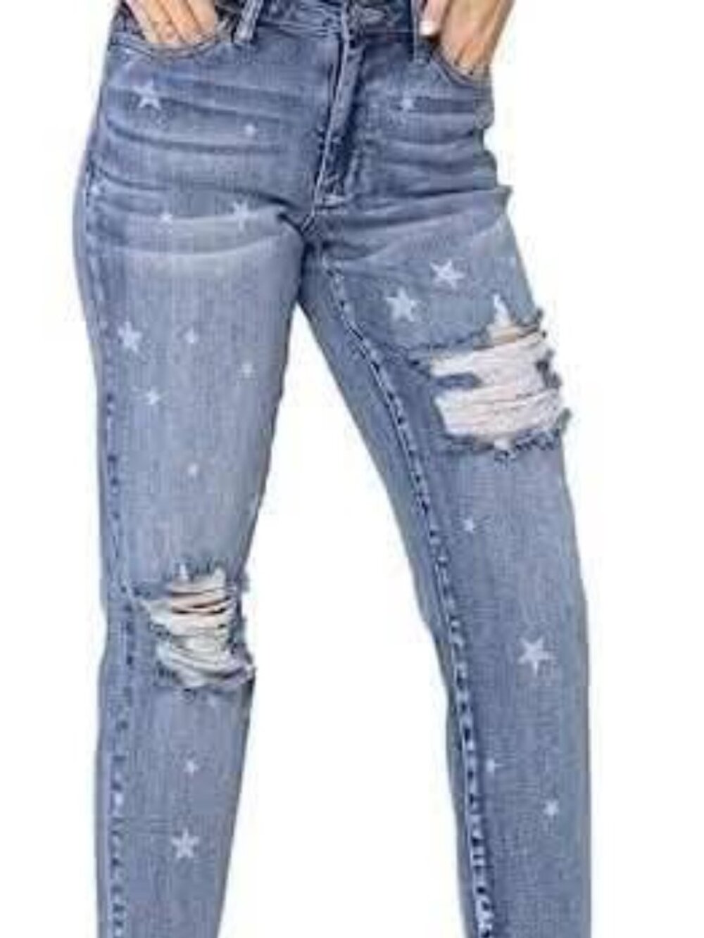 Judy Blue Plus Size Star Crossed Capris
